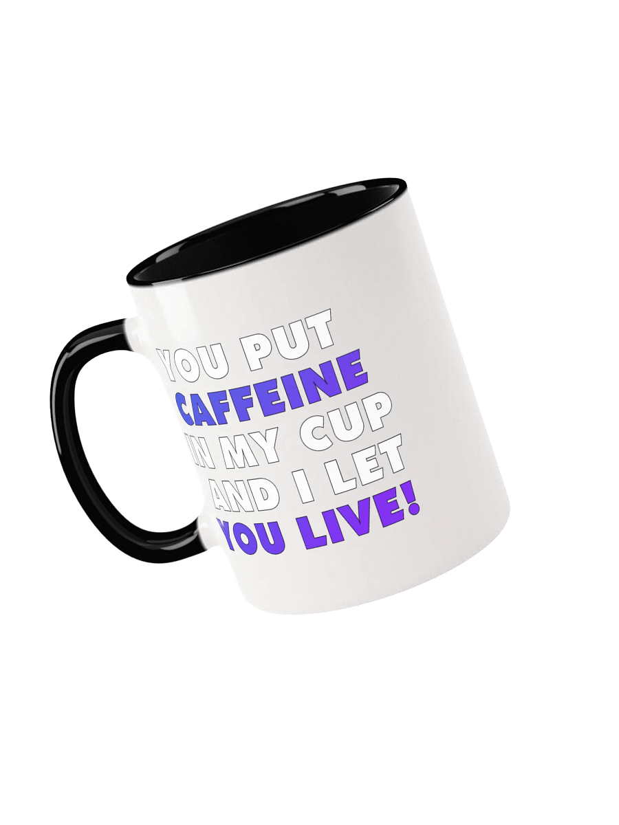 Give Caffeine Mug with Color Inside/On Handle (11oz or 15oz) product image (33)