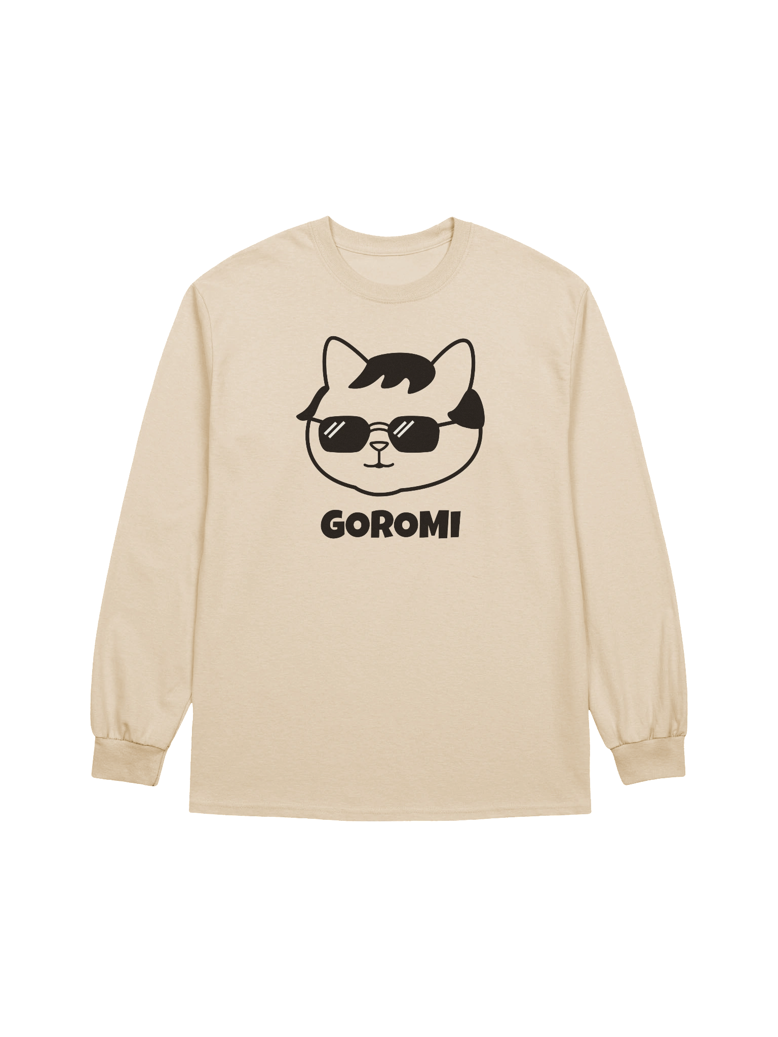 Goromi the Cat in Wig - Unisex Adult Long Sleeve T-shirt product image (1)