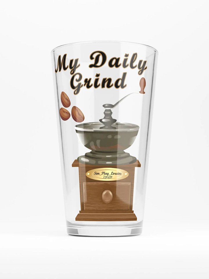 Limited Time Loraine's Coffee House Twitch Established Date Drinking Glass product image (1)