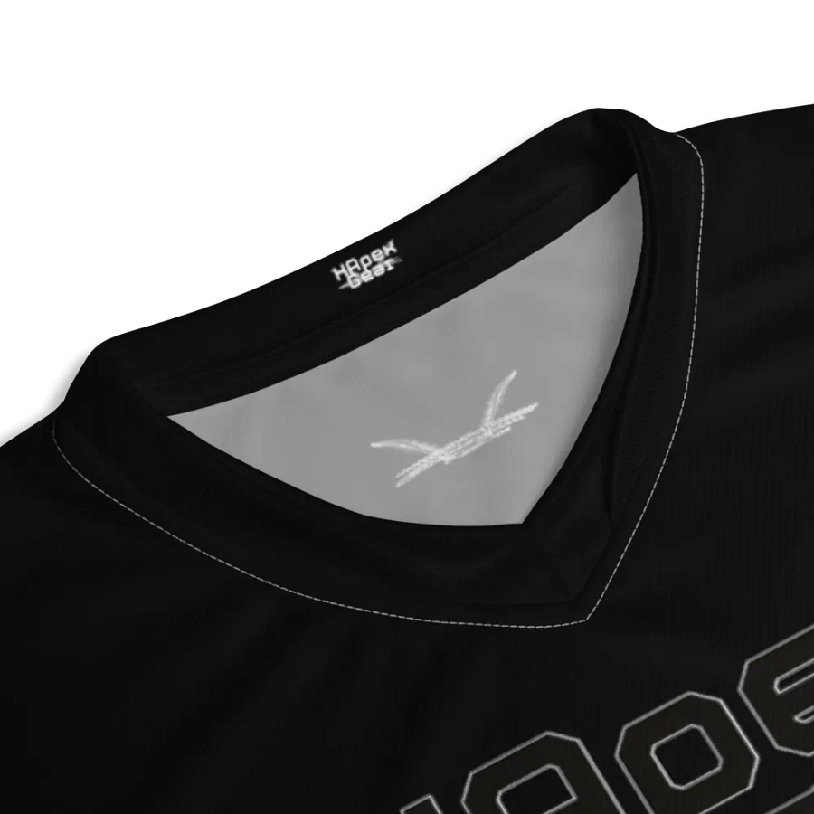 Kaidoom Dev - Black - Recycled Unisex Sports Jersey - Black HApex Gear Black Logo product image (4)