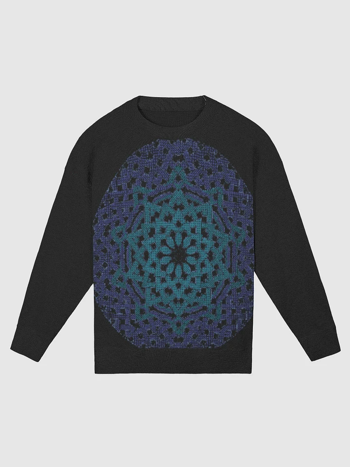 Blue Celtic Mandala Relaxed Fit Sweater product image (2)