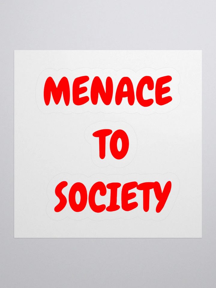 Menace to Society Kiss Cut Stickers product image (1)
