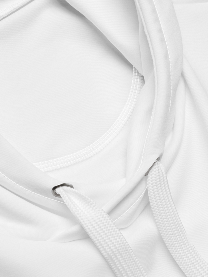 All-Over Print Recycled Unisex Hoodie, White | WIL Style product image (2)