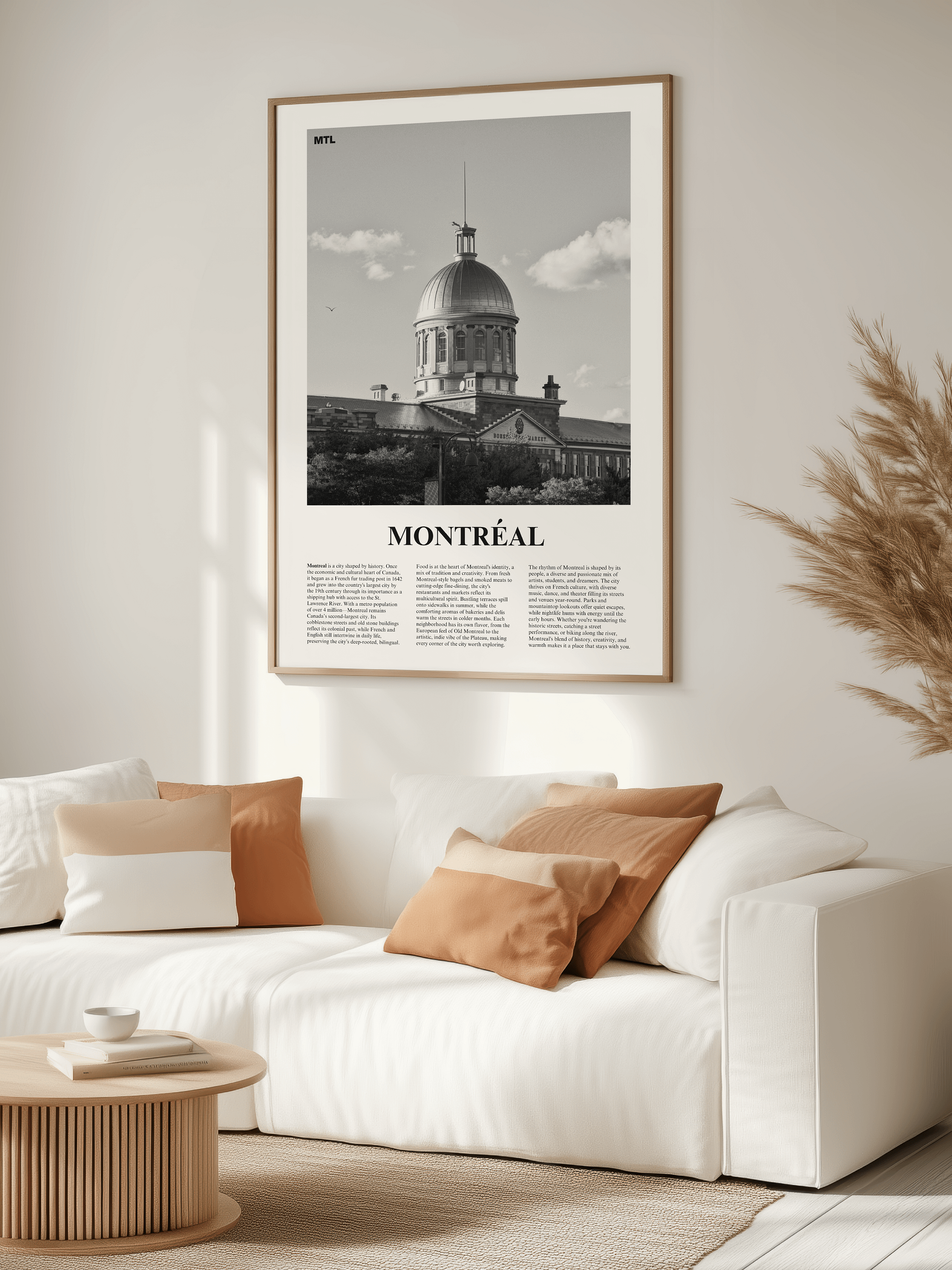 Montreal 03 Newspaper Poster | Framed product image (3)