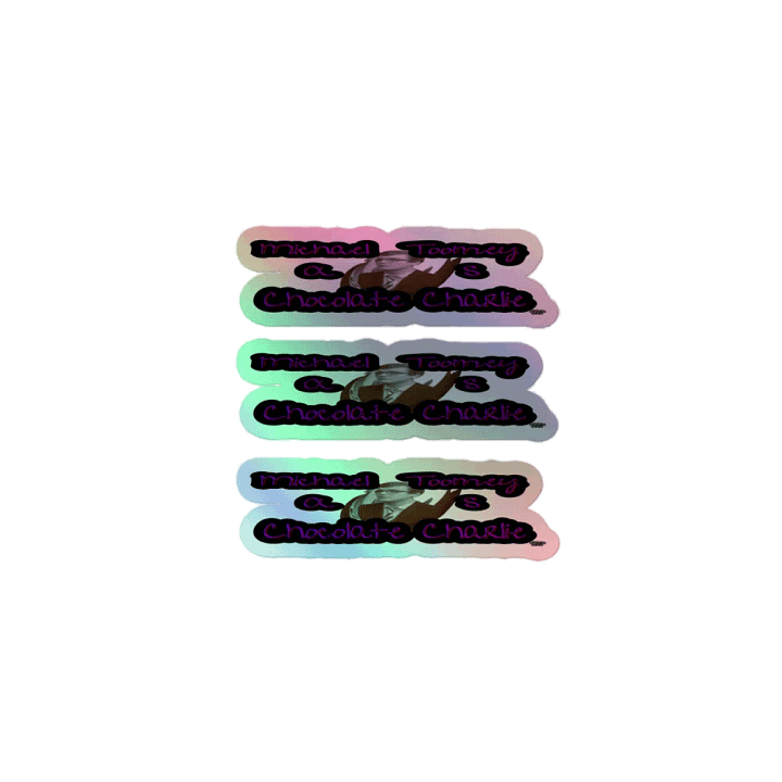Michael Toomey As Chocolate Charlie 01 - Kiss-Cut Holographic Sticker Sheet product image (1)