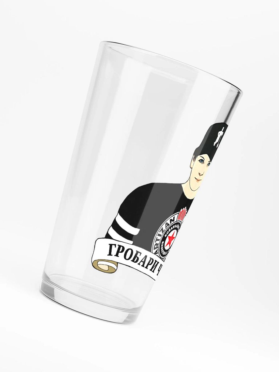 Grobari Čikago KK Partizan Shaker Pint Glass product image (6)