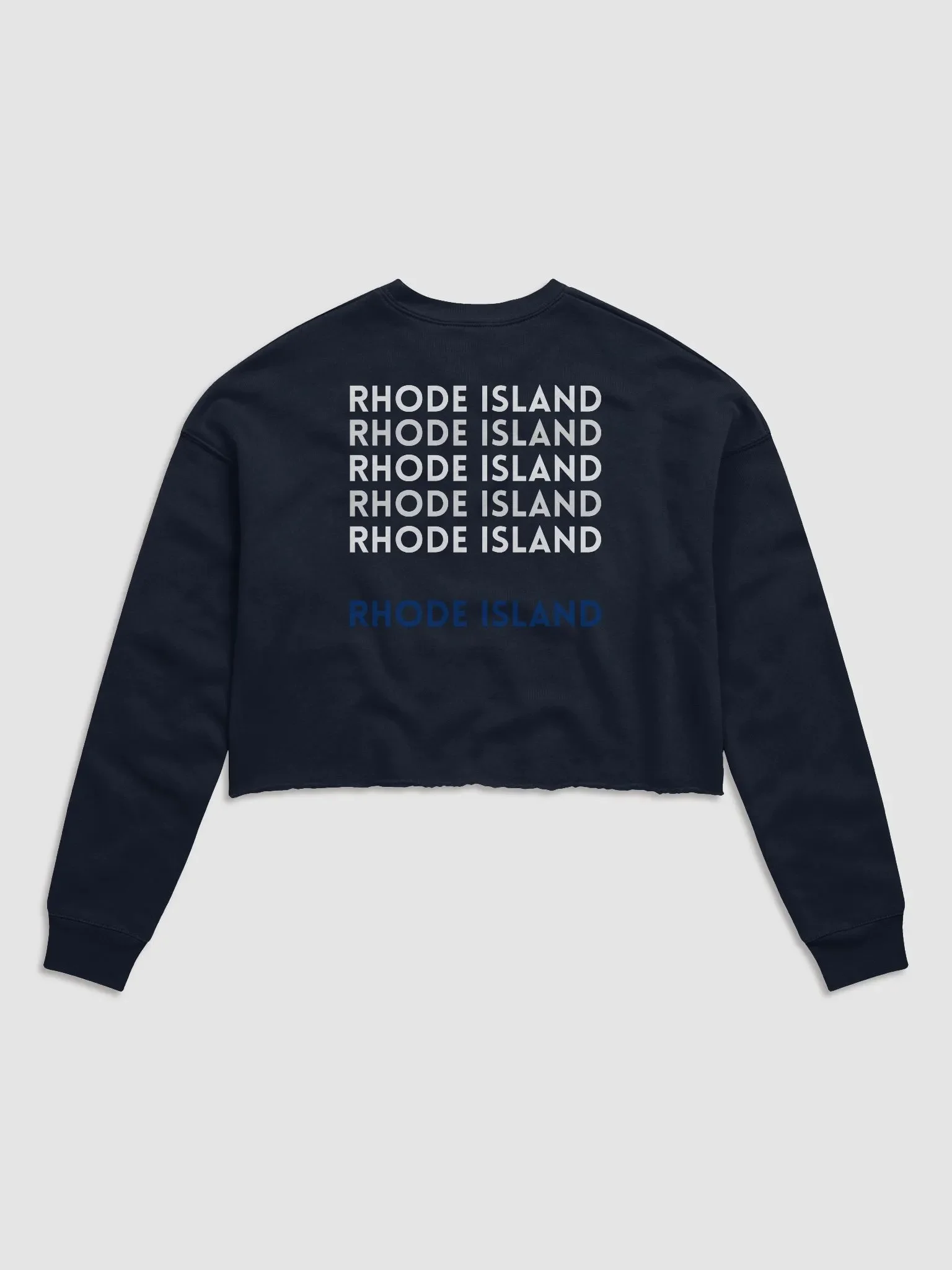 Rhode Island Sleeve Crop Sweatshirt (Midweight Fabric) product image (7)