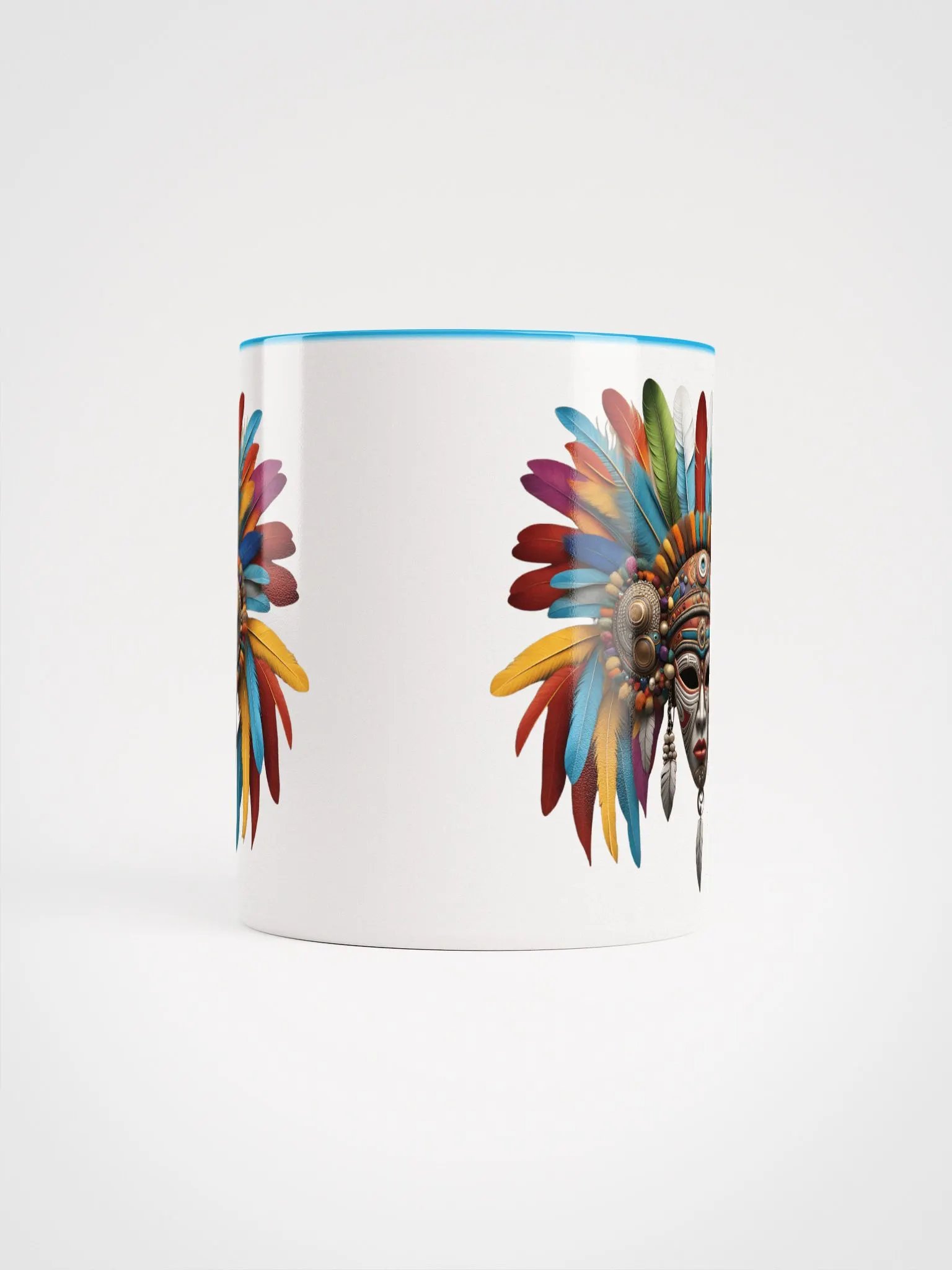 26b2 Quetzalcoatl Eztlihuitl Aztec Mask Mug product image (3)