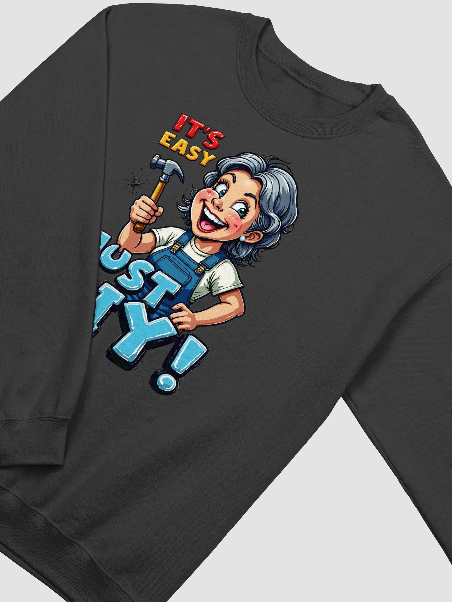 DIY Enthusiast Smiley Crewneck Sweatshirt product image (16)