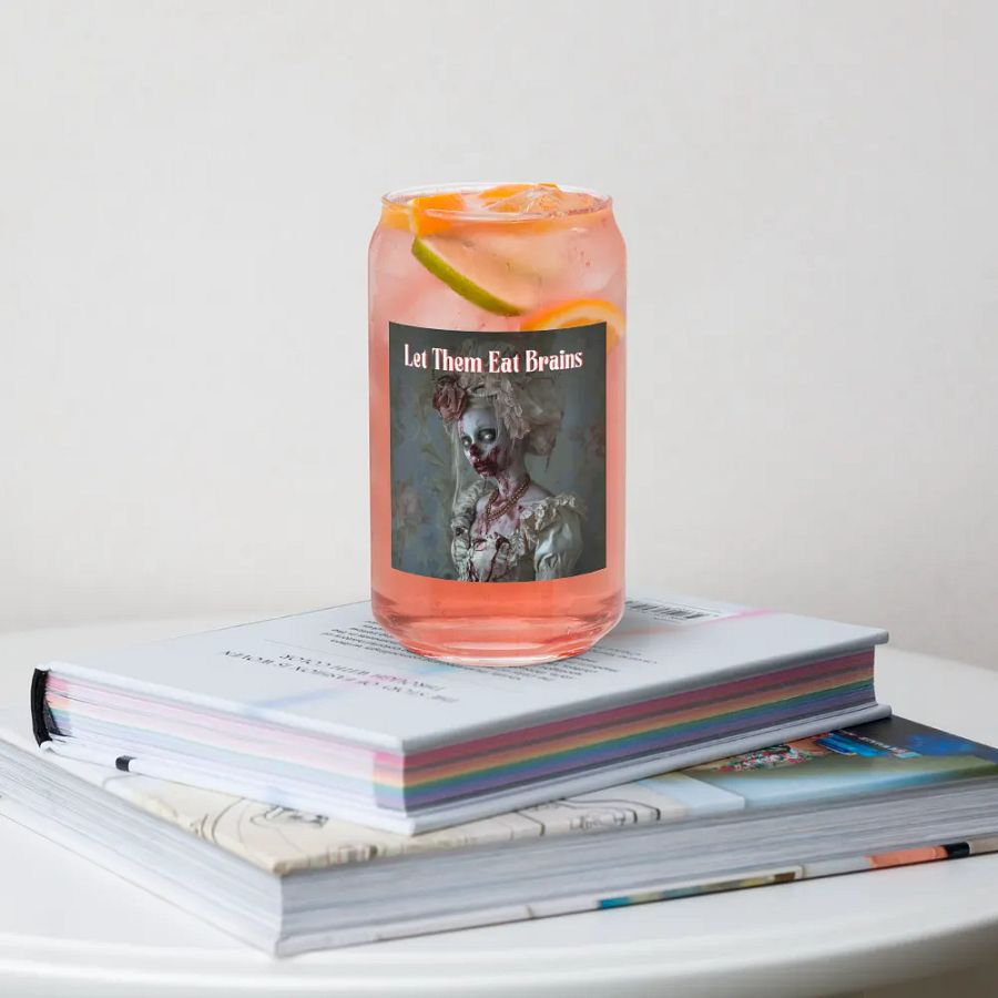 Zombie Marie Antoinette Can-Shaped Glass product image (8)
