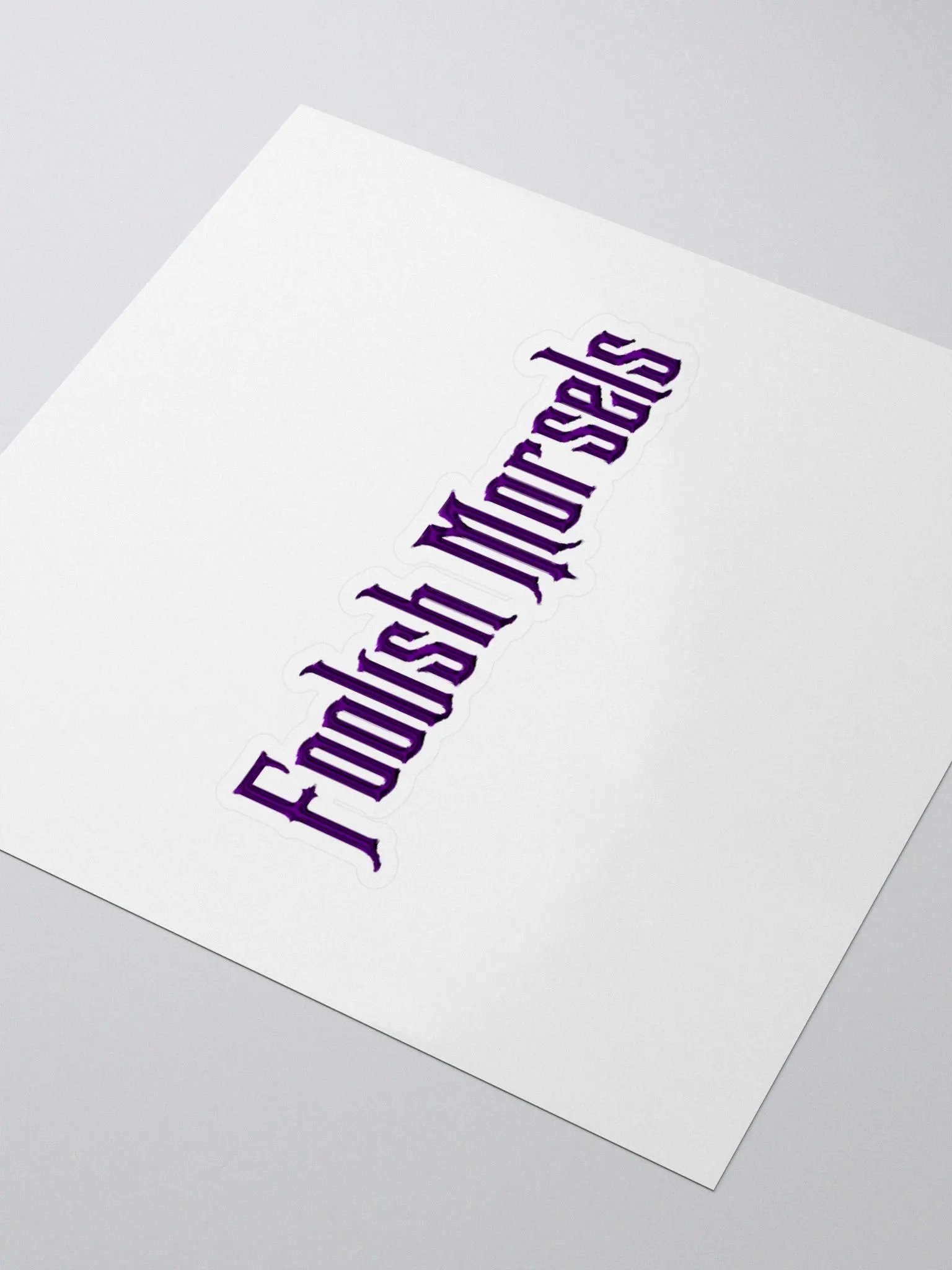 Foolish Morsels Sticker product image (3)