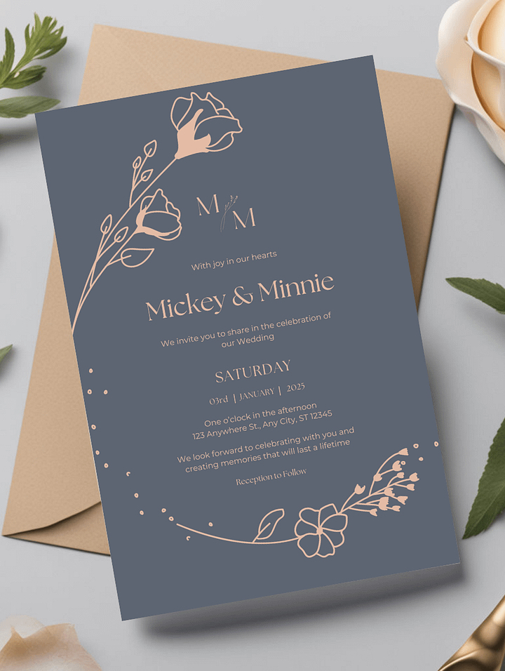 Unique Wedding Card - Dizynai (DW-03) product image (1)