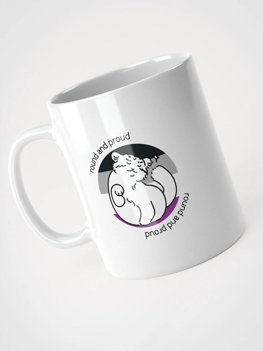 Round and Proud Manul Asexual Version - White Mug product image (7)