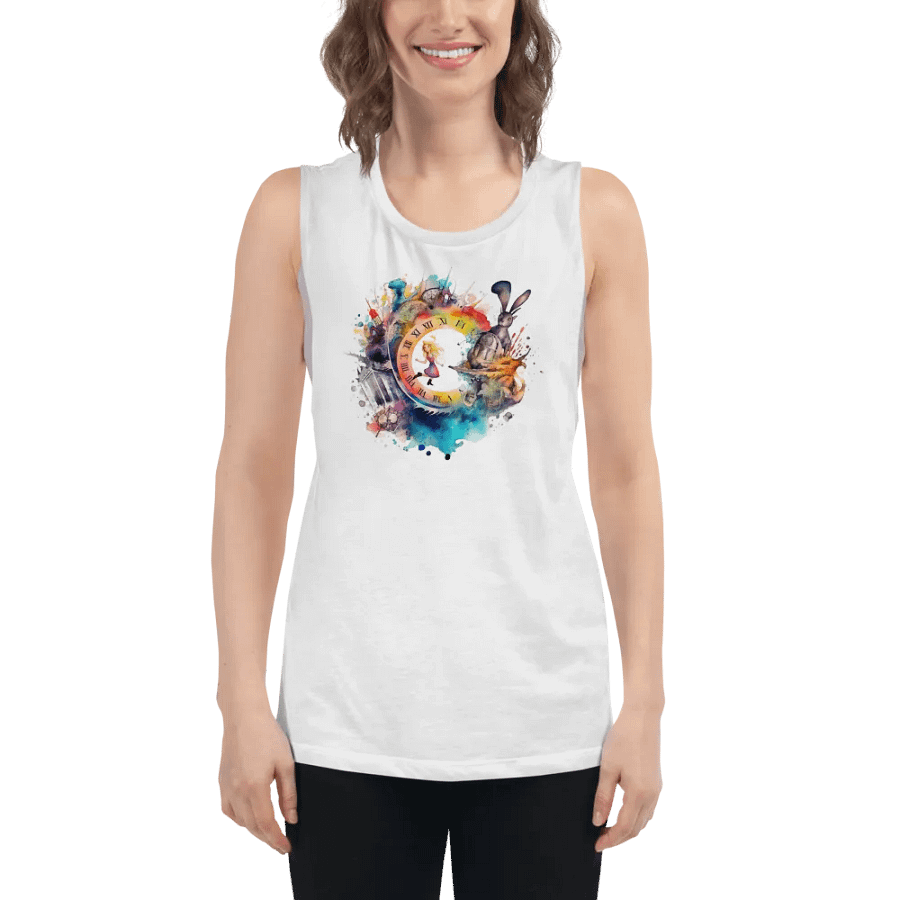 Whimsical Wonderland Flowy Tank product image (5)