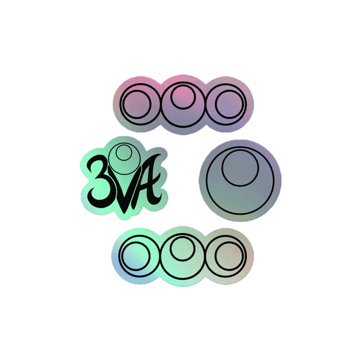 Holo Moonie Logo Stickers! product image (2)