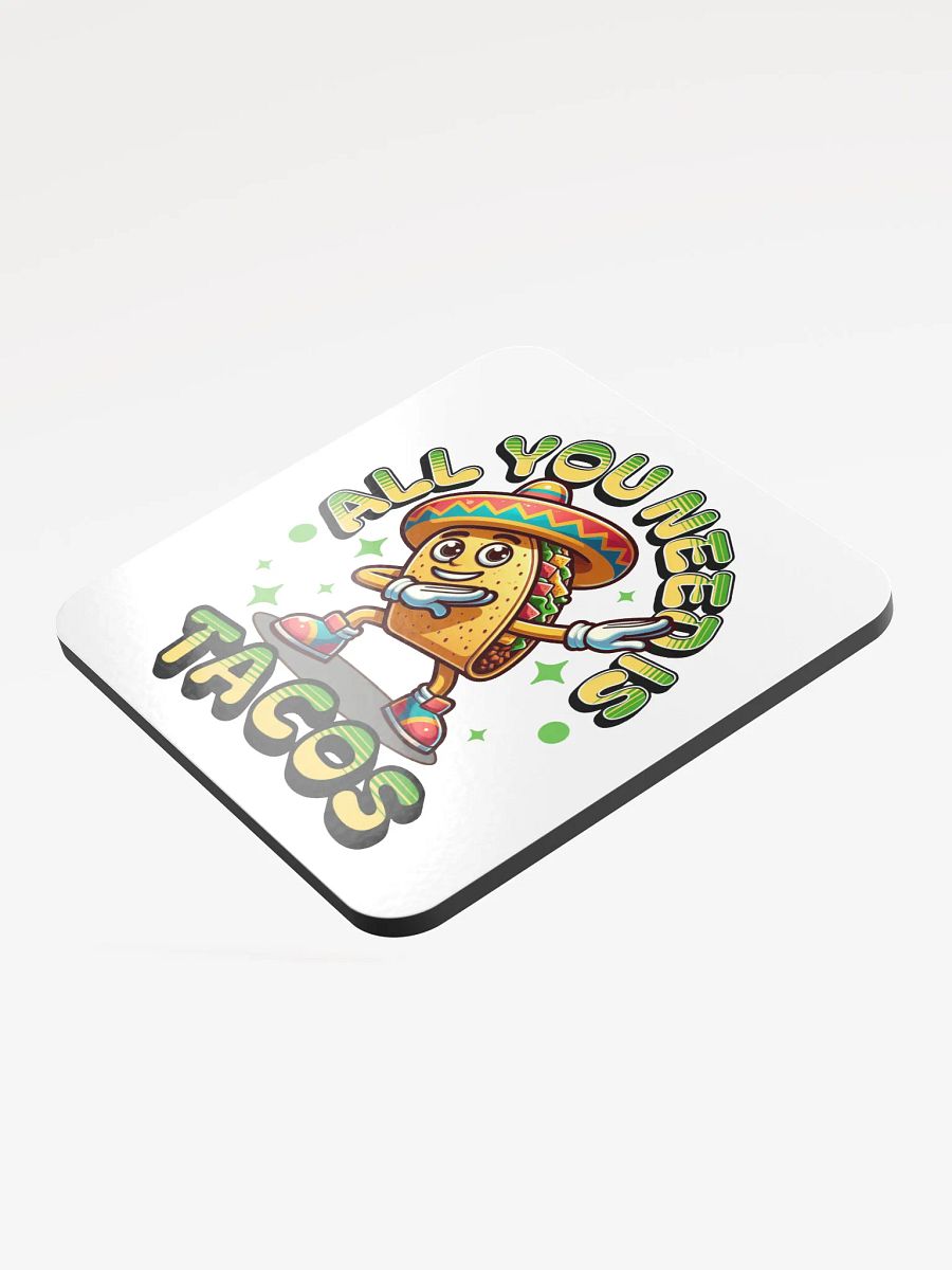 Taco Fiesta Glossed Cork Coaster product image (4)