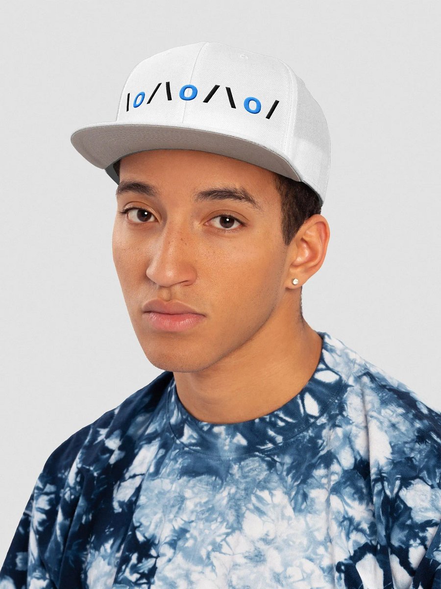 Arms Up Text Art Embroidered Cap product image (6)