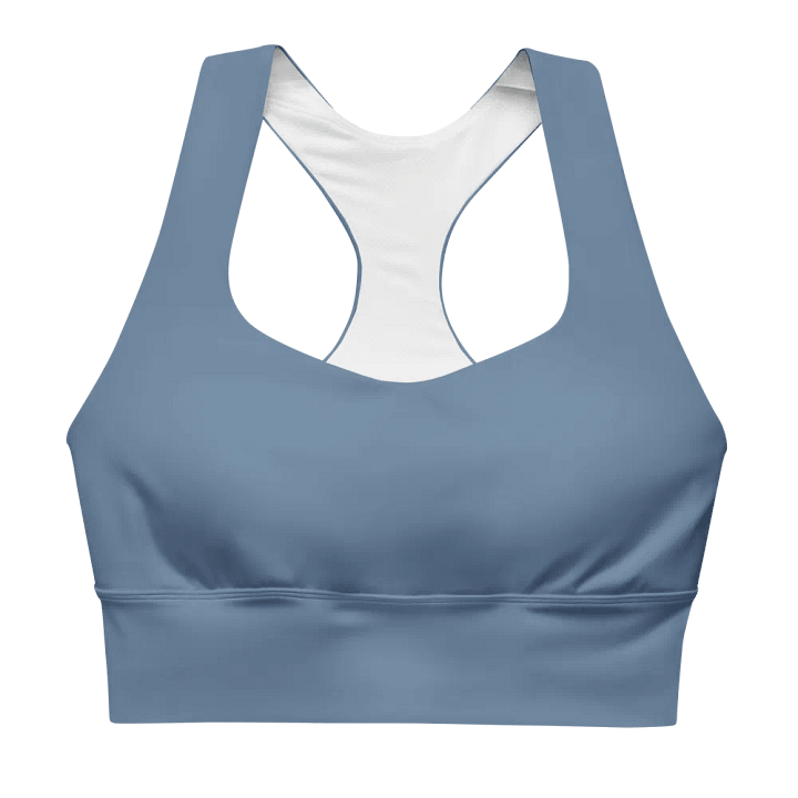 Blue Blossom Matching All-Over Sports Bra product image (1)
