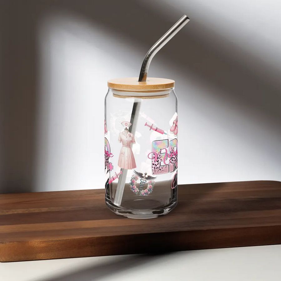 Libby Glass Can-Shaped Glass Mug ER Nurse product image (9)