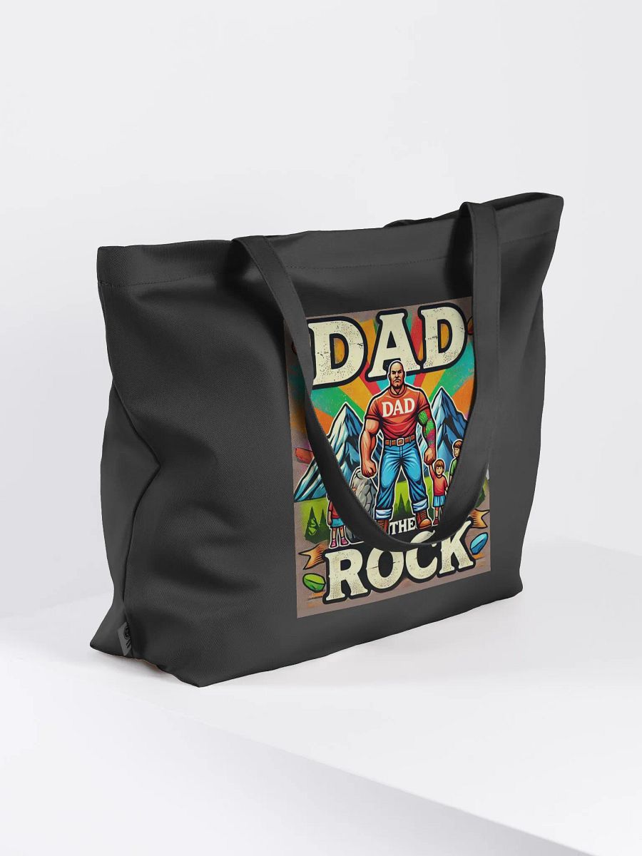 Dad The Rock Organic Tote Bag product image (8)