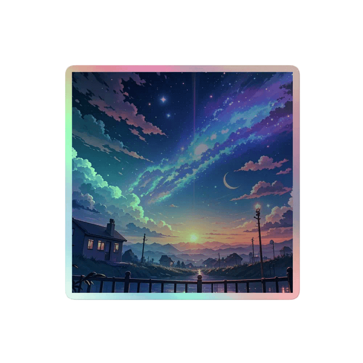 Galactic Dreams Holographic Sticker Sheet product image (2)