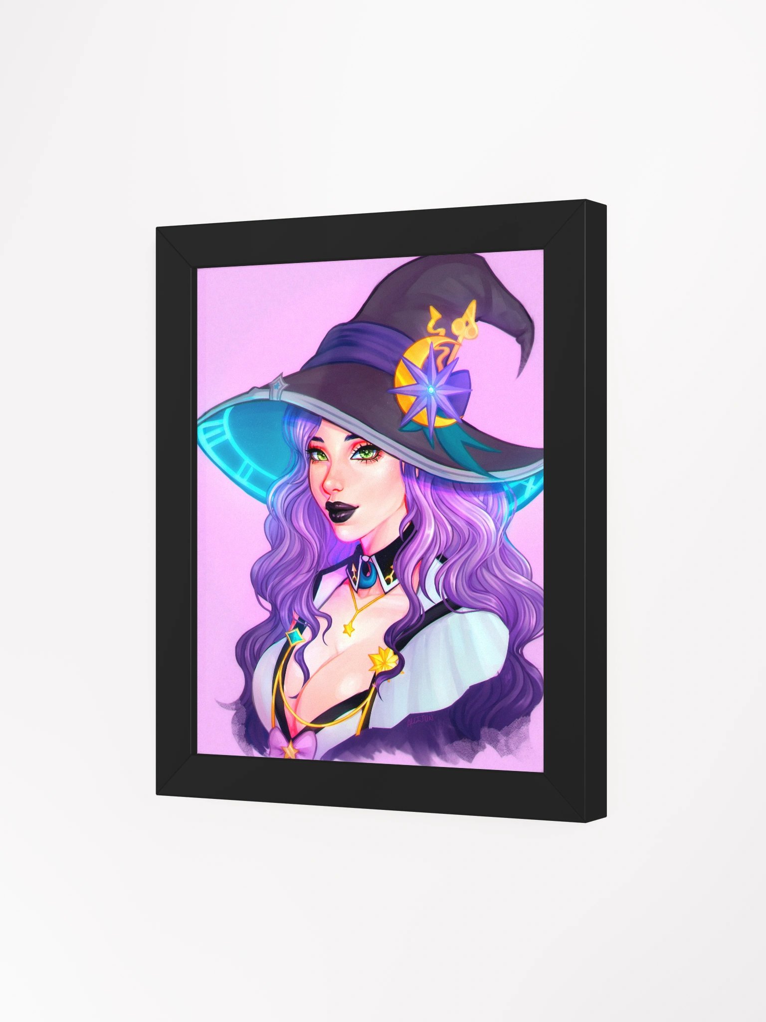 "Space Witch Beauty" StarfireEspo Framed Matte Poster product image (6)