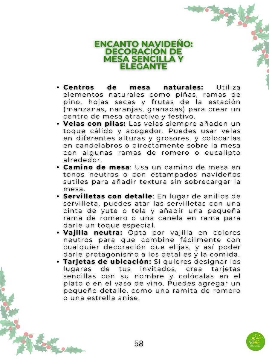Fiesta y Sabor | Recetas y Consejos para Disfrutar Más y Preocuparte Menos en tus Cenas Festivas product image (7)