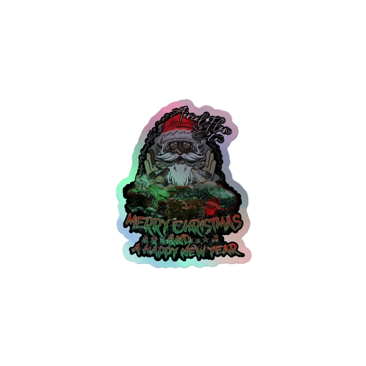 Holographic Christmas x New Years Sticker product image (1)