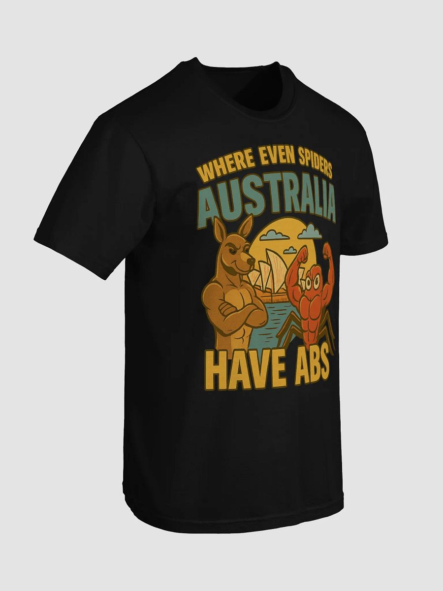 Flexing Kangaroo & Spider Australia Tee product image (86)