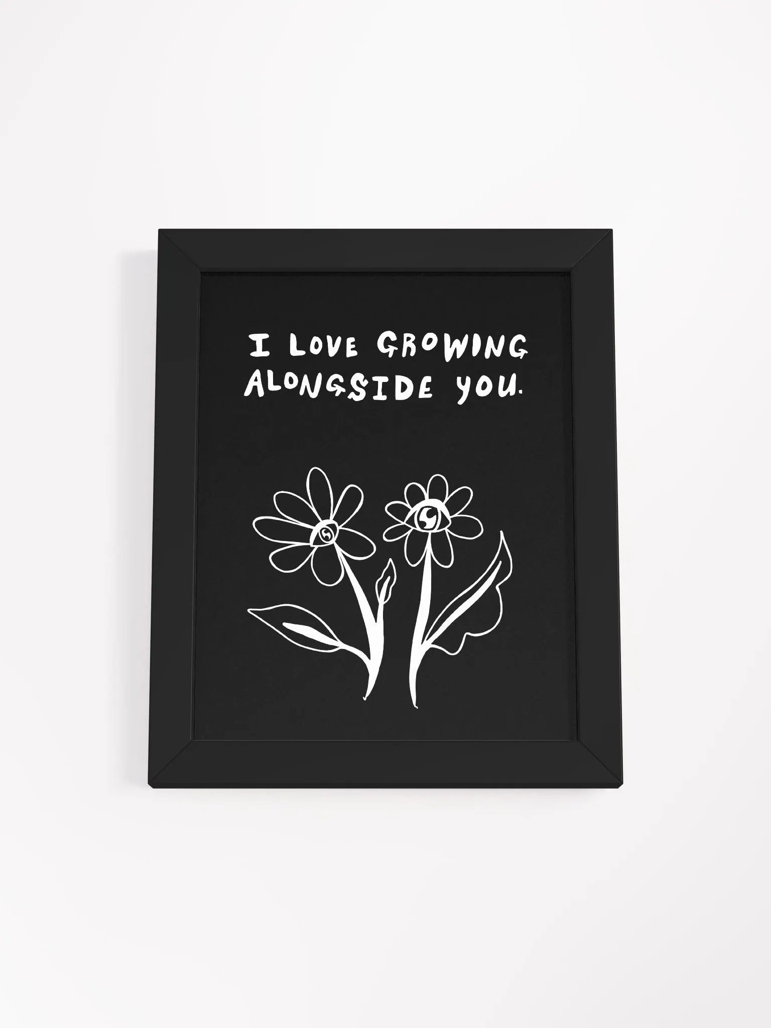 Alongside You Framed Art Print product image (1)