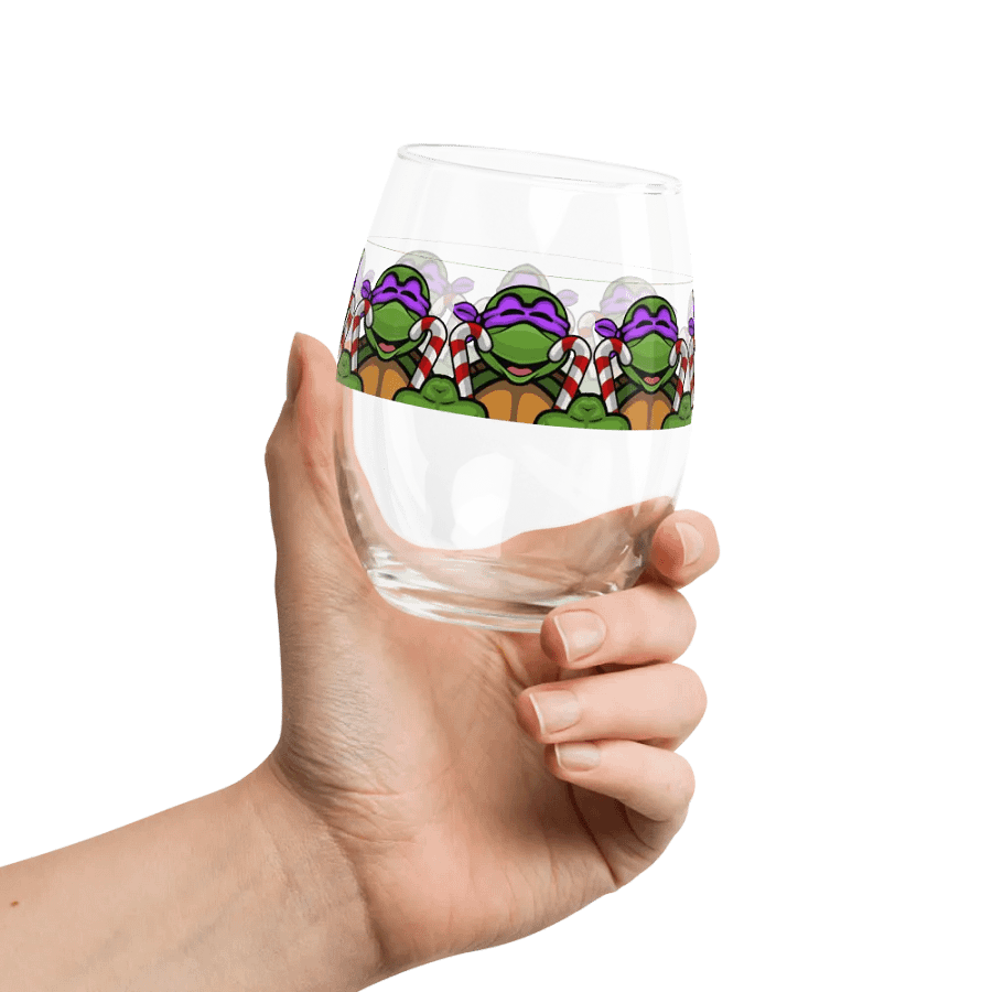 Candy Cane Stemless Wine Glass product image (3)
