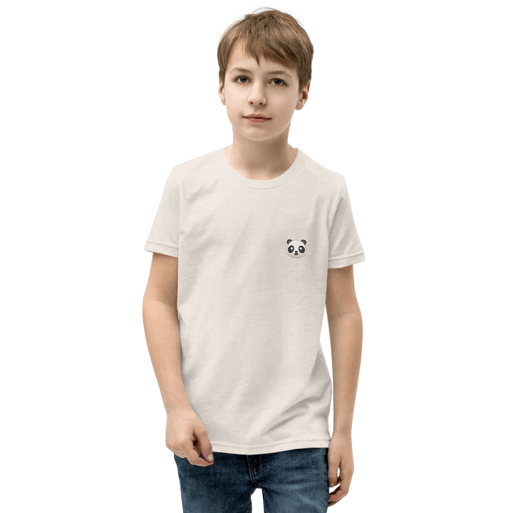 Panda Logo Youth Short Sleeve T-Shirt product image (1)