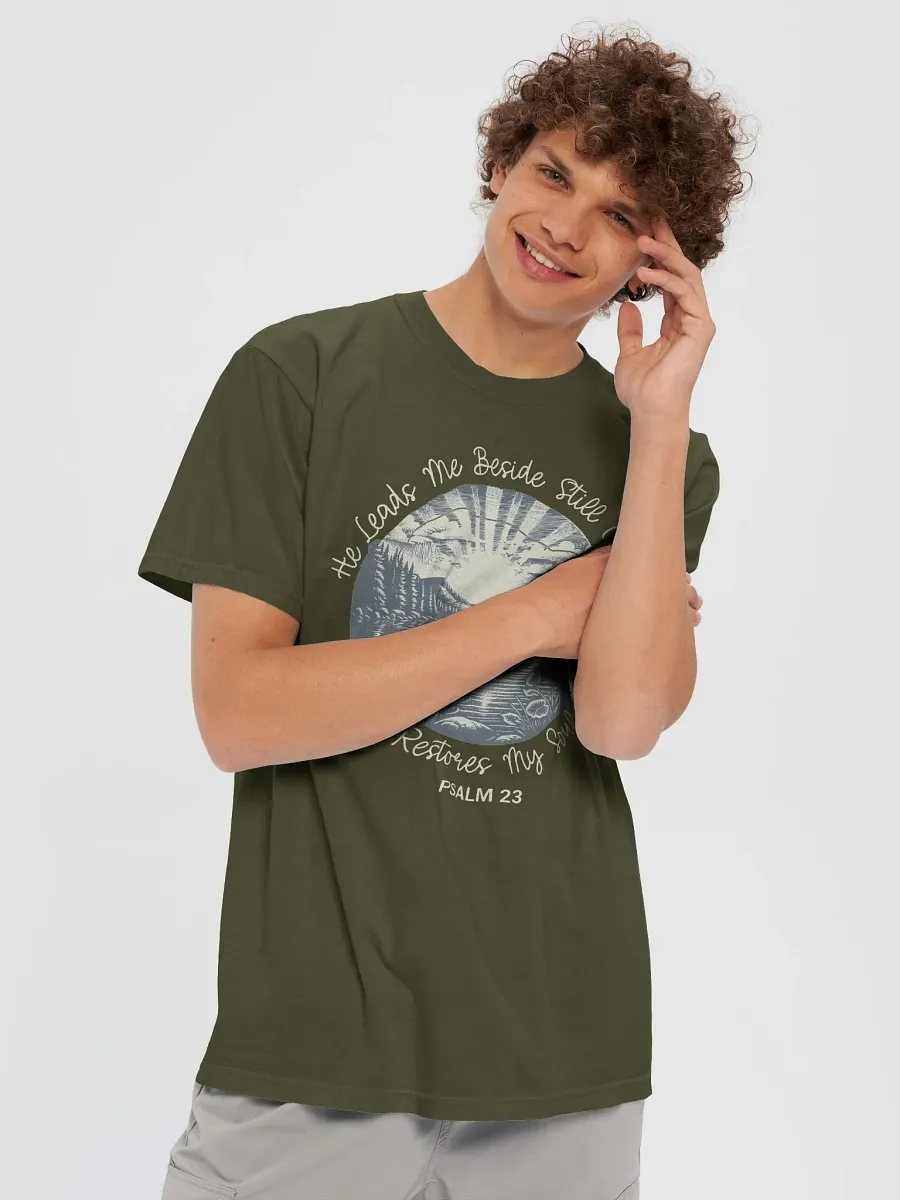 He Leads Me Beside Still Waters Tee product image (5)