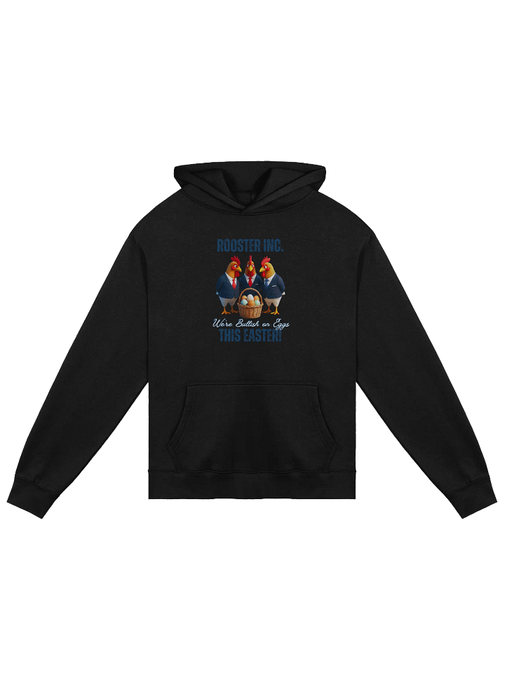 Rooster Inc. - Humorous Easter Black Hoodie product image (2)