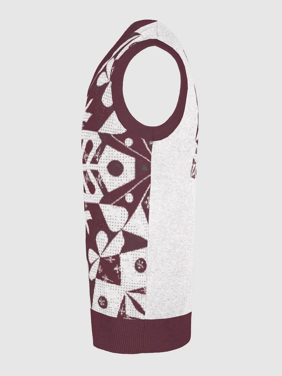 Snowflake Chic Knitted V-Neck Vest product image (6)