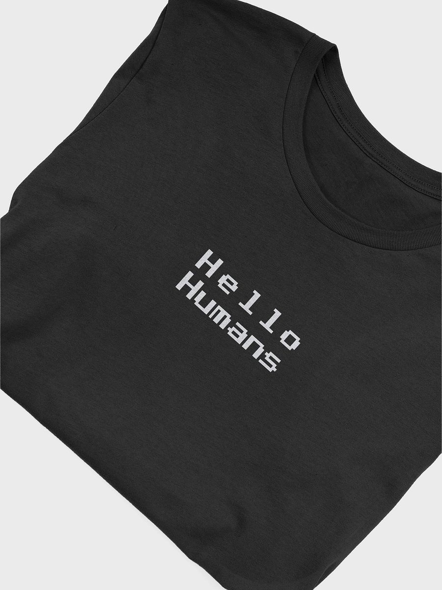 Vertical Hello Humans (Dark Minimalist Tee) product image (3)