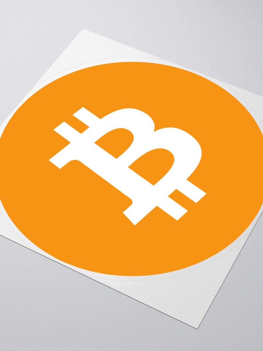 Bitcoin Logo Sticker product image (3)