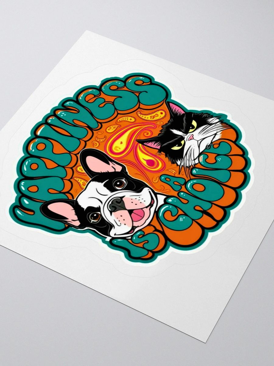 Happiness is a Choice Psychedelic Sticker product image (9)