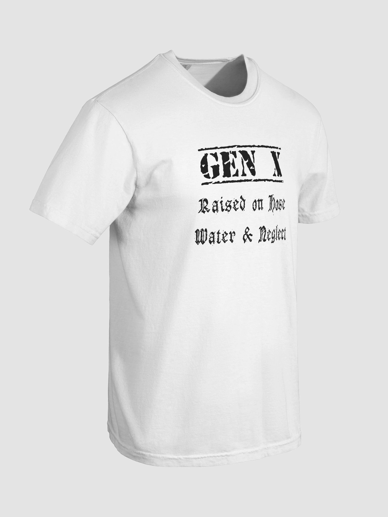 'GEN X Raised on Hose Water & Neglect' LIGHT COLORS Tee product image (138)