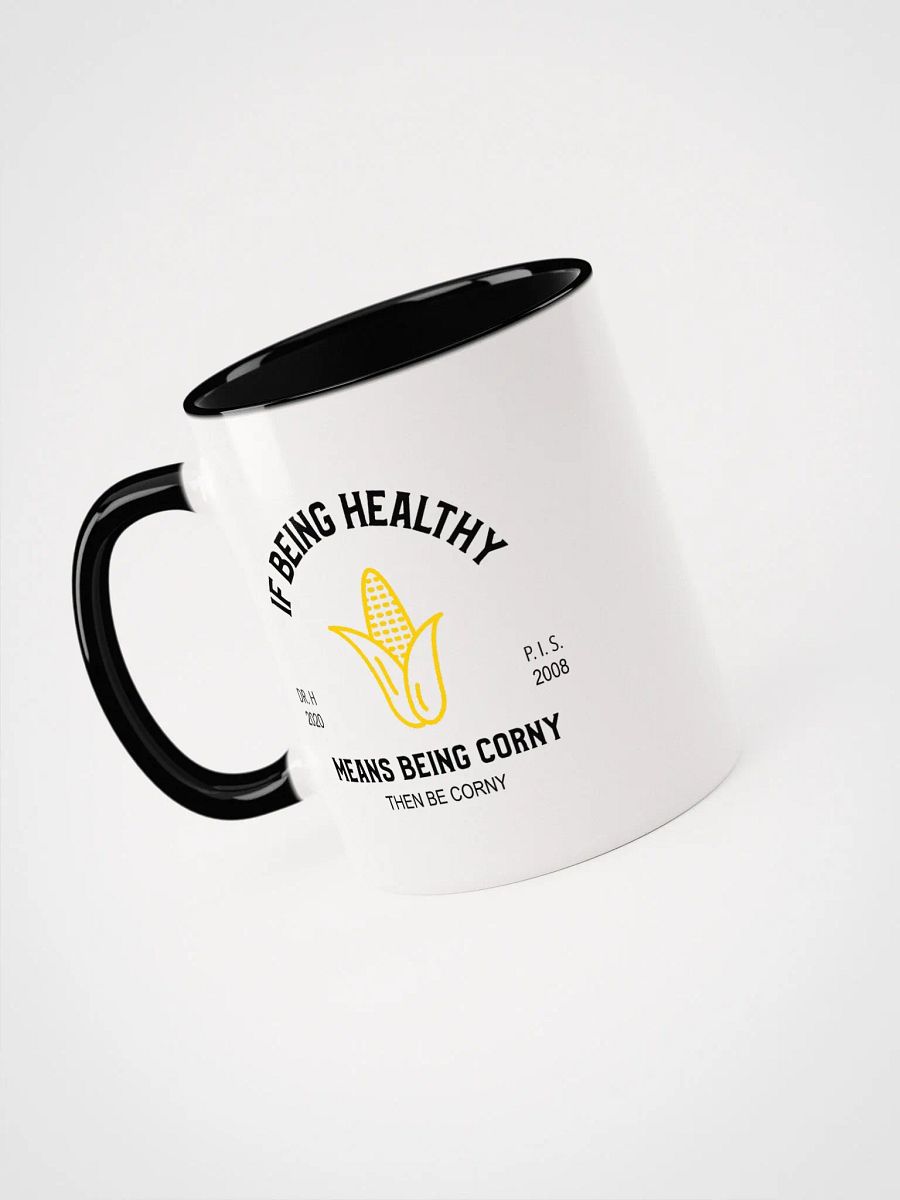 Corny Is Healthy - Mug with Color Inside product image (3)