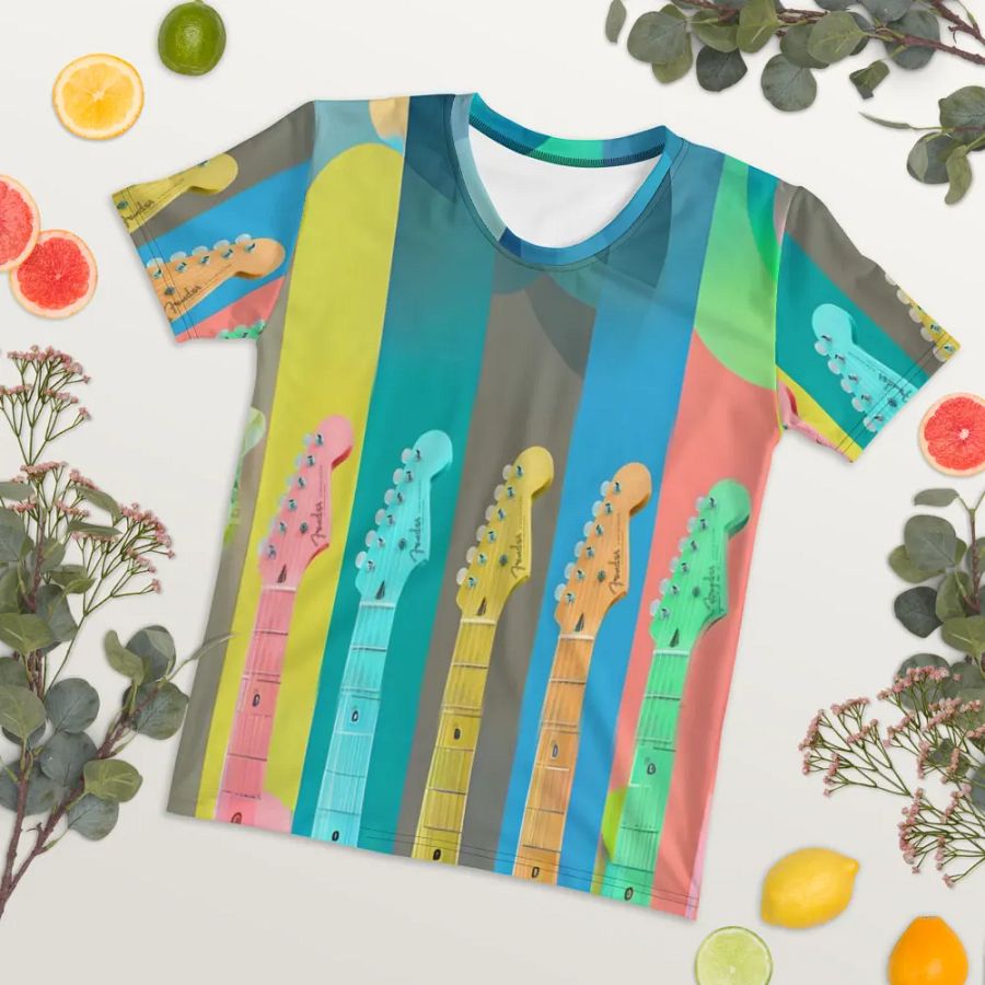 Guitar Music All Over Print T-shirt product image (7)