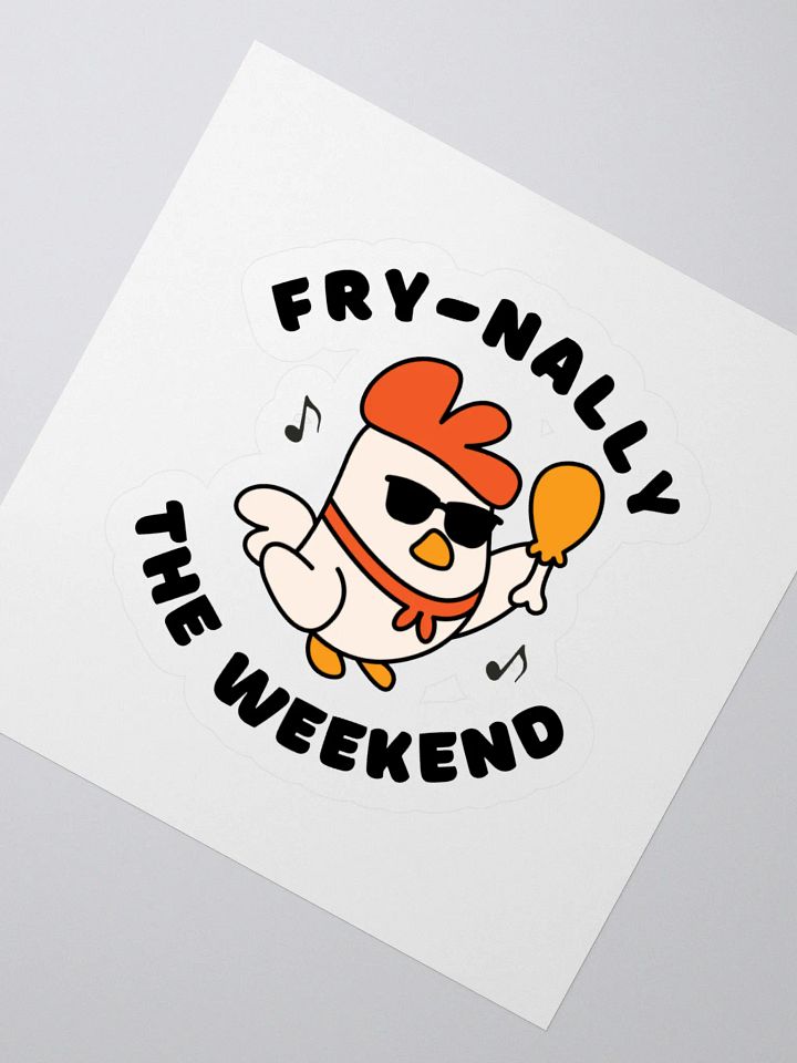 Fry-nally the Weekend Stickers product image (8)