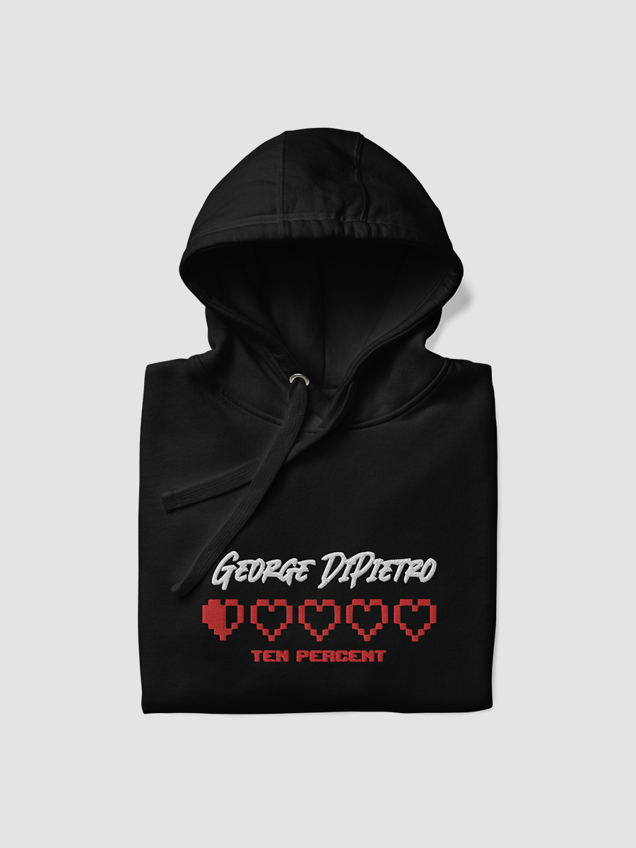 Unisex Embroidered Ten Percent Hoodie product image (4)