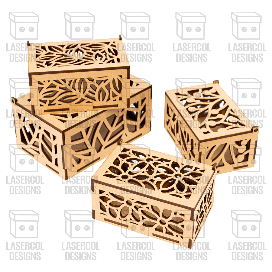10 Boxes Set 2 (2 Sizes) - Laser Cut Files product image (7)