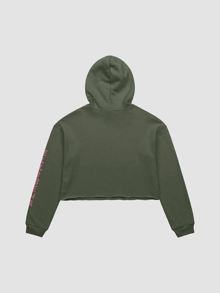 This is Fine Bear Crop Hoodie product image (2)