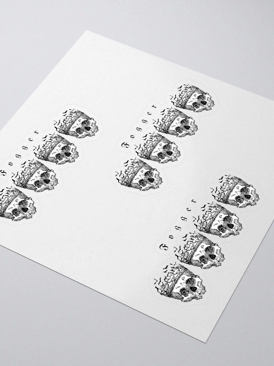 Sticker Skull Bats (Black) product image (3)