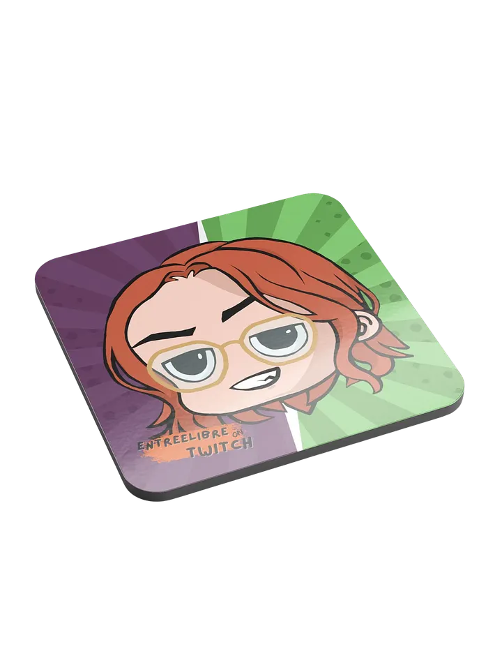 FLERT TWITCH EMOJI Cork Coaster product image (2)