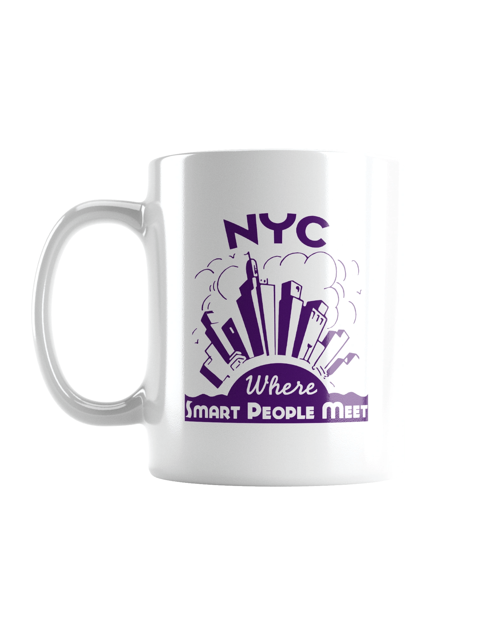 'NYC Smart' White Mug product image (1)