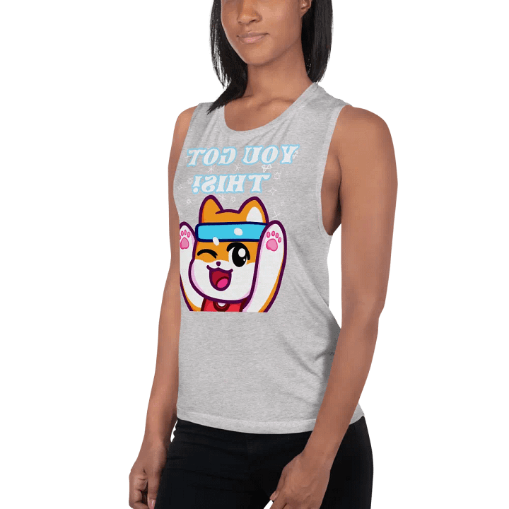 Women's Flowy Scoop Encouragement Tank! product image (8)