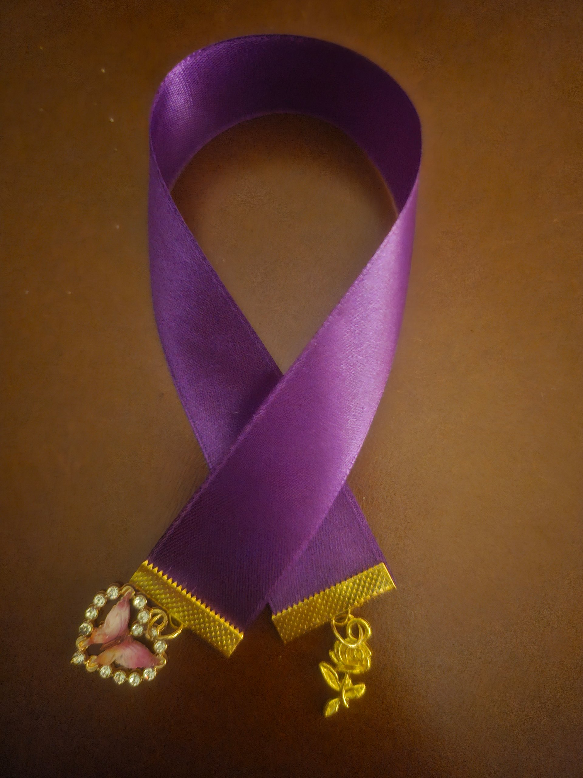 Handmade Ribbon Charm Bookmark product image (2)